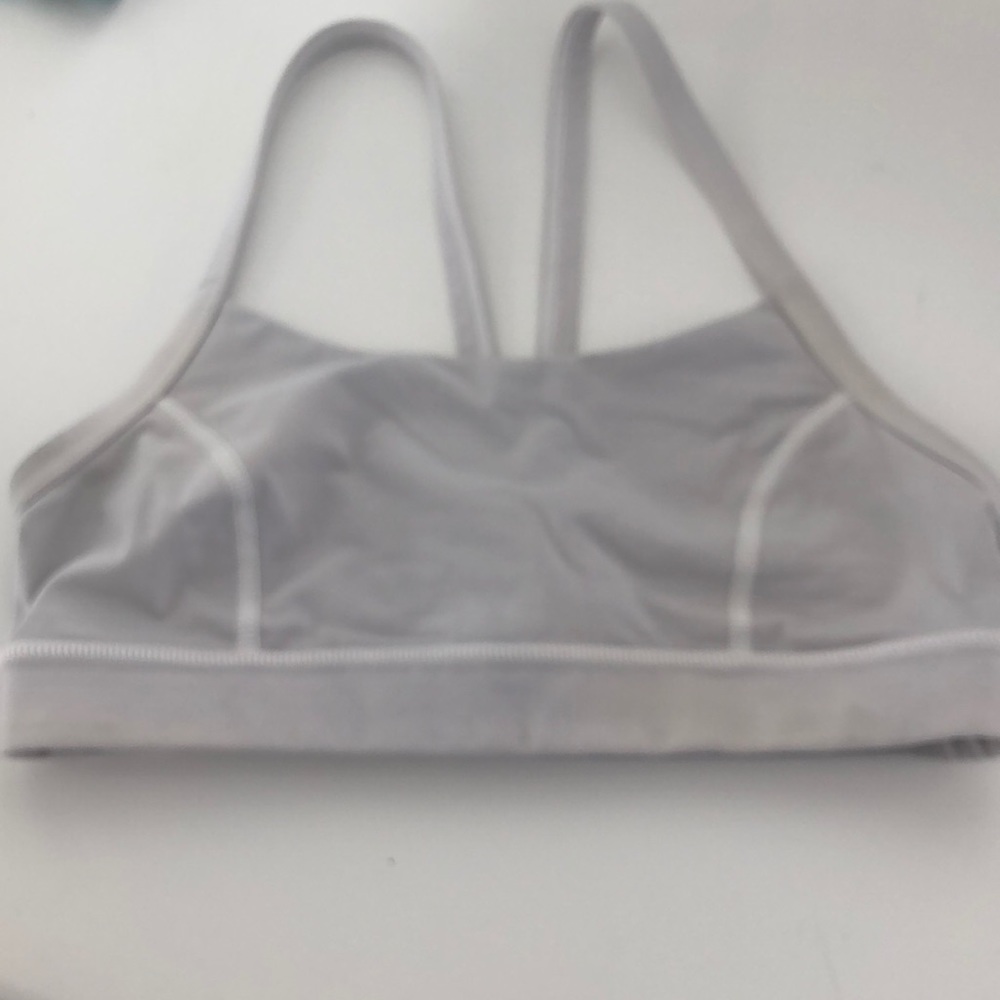 Lululemon White Sportsbra